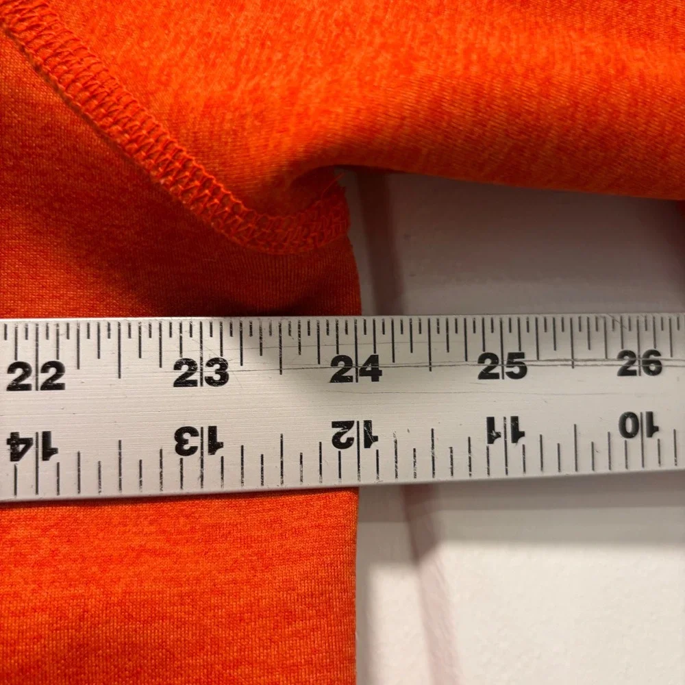 The North Face Mens XL Orange Full Zip Fleece Jacket Belle Aire Creations Logo